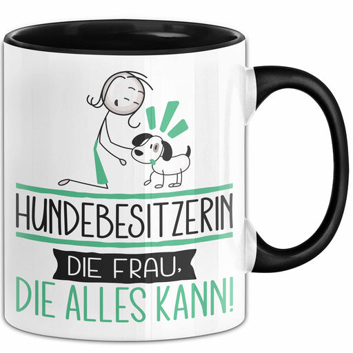 Hundebesitzerin Geschenk Tasse Becher Die Frau Die Allen Kann Geschenkidee für eine Hundebesitzerin Lustig Trendation