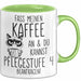Humor Tasse Pflege Krankenschwester Büro Fass Meinen Kaffee An Und Du Kannst Pflegestufe 4 Beantragen Lustiger Kaffee-Becher Grün Trendation