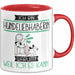 Hundeliebhaberin Tasse Geschenk Ich Bin Hundeliebhaberin Warum Weil Ich Es Kann Geschenkidee Geburtstag Rot Trendation