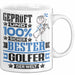 Golfer Geschenk Lustiger Spruch für Golfer Geschenkidee Bester Golfer Der Welt Weiß Trendation