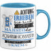 Aquarium-Hobbyistin Tasse Geschenk Lustiger Spruch Bitte Erheben Sie Sich Seine Majestät Die Aquarium-Hobbyistin Betritt Den Raum Blau Trendation