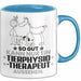 Tierphysiotherapeut Geschenk Tasse So Gut Kann Nur Ein Tierphysiotherapeut Aussehen Geschenkidee Kaffee-Becher Blau Trendation