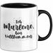 Marlene Tasse Ich Marlene, Bin Vollkommen Geschenk Schwarz Trendation