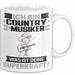 Country-Musiker Tasse Geschenk für Country-Musiker Geburtstag Lustiger Spruch Kaffee-Becher Was Ist Deine Superkraft Weiß Trendation