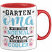 Garten Oma Tasse Geschenk Muttertag Witziger Spruch Cooler Becher Rot Trendation