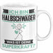 Halbschwäger Tasse Geschenk für Halbschwäger Geburtstag Lustiger Spruch Kaffee-Becher Was Ist Deine Superkraft Weiß Trendation