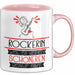 Rockerin Weil Es Keinen Schöneren Beruf Gibt Tasse Geschenk für Eine Rockerin Lustig Rosa Trendation