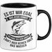 Angeln Fischer Tasse Geschenk Lustige Geschenkidee Spruch Es Ist Mir Egal Was Jesus Konnte Schwarz Trendation