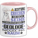 Geologe Geschenk Tasse Lustiger Spruch Erheben Sie Sich Der Geologe Betritt den Raum Rosa Trendation