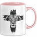 Christen Tasse Geschenk Christlich Glauben Kirche Geschenkidee Für Jesus-Fans Kreuz Löwe Rosa Trendation