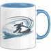 Snowboarder Tasse Geschenkidee Schneereiter Lustiger Spruch Geschenkidee Lustig Blau Trendation