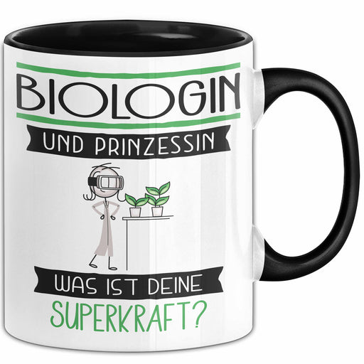 Biologin Und Prinzessin Tasse Geschenk Für Eine Biologin Geburtstag Was Ist Deine Superkraft Trendation