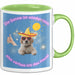 Meme Tasse Geschenk Lustiger Becher Hund Die Sonne Ist wieder Raus Also Verlass Ich Das Haus Grün Trendation