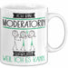 Moderatorin Tasse Geschenk Ich Bin Moderatorin Warum Weil Ich Es Kann Geschenkidee Geburtstag Weiß Trendation