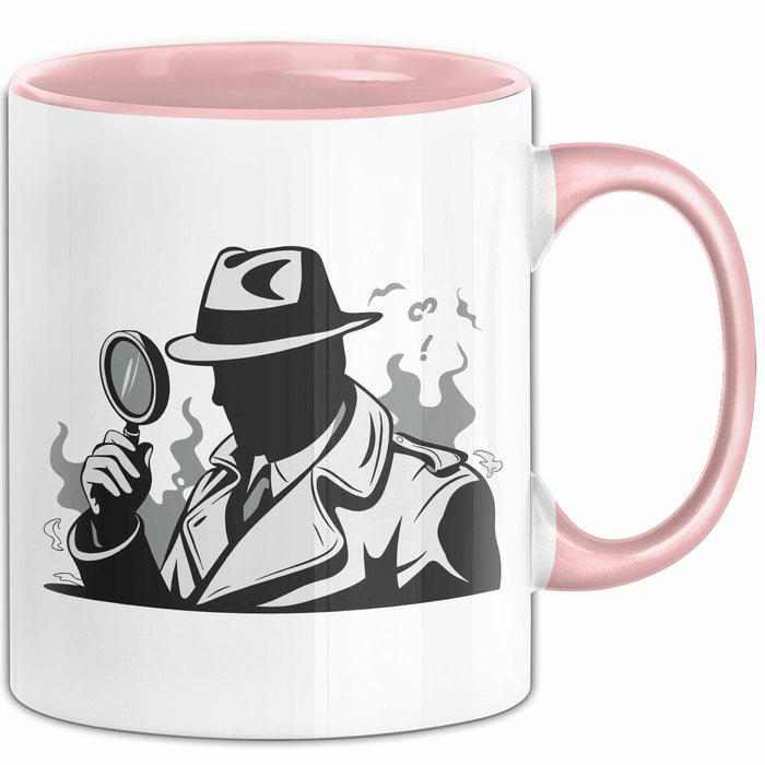 Mystisch Liebhaber Tasse Geschenkidee für Spannungsfreunde Rosa Trendation