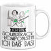 Geschenk für Soundtrack-Komponistin Tasse Lustige Geschenkidee Geburtstag Ich Bin Soundtrack-Komponistin Ich Darf Das Weiß Trendation