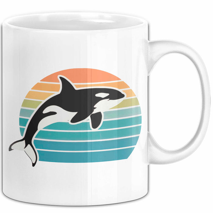Wal Tier Tasse Geschenk Lustige Geschenkidee Spruch Weiß Trendation