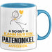 Patenonkel Geschenk Tasse So Gut Kann Nur Ein Patenonkel Aussehen Geschenkidee Kaffee-Becher Blau Trendation