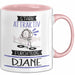 DJane Tasse Geschenk Becher Stark Attraktiv Furchtlos DJane Lustige Geschenkidee Rosa Trendation
