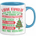 Weihnachten Tasse Geschenk Familie Liebe Familie Ich Habe Versucht Das Beste Geschenk Für Euch Zu Finden Verwandt Spaß Gag Joke Kaffee-Becher Blau Trendation