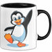 Pinguin Tier Tasse Geschenk Lustige Geschenkidee Spruch Schwarz Trendation