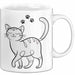 Katzen Tierliebhaber Tasse Geschenk Lustige Geschenkidee Spruch Weiß Trendation