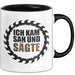 Zimmermann Holz Tischlerei Tasse Geschenk Lustige Geschenkidee Spruch Ich Kam Sah Und Säte Trendation