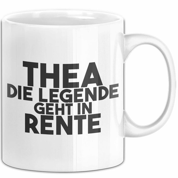 Thea Tasse Thea – Die Legende Geht In Rente Geschenk