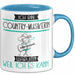 Country-Musikerin Tasse Geschenk Ich Bin Country-Musikerin Warum Weil Ich Es Kann Geschenkidee Geburtstag Blau Trendation