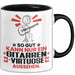 Gitarrenvirtuose Geschenk Tasse So Gut Kann Nur Ein Gitarrenvirtuose Aussehen Geschenkidee Kaffee-Becher Schwarz Trendation