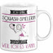 Squash-Spielerin Tasse Geschenk Ich Bin Squash-Spielerin Warum Weil Ich Es Kann Geschenkidee Geburtstag Weiß Trendation