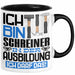 Schreiner Ausbildung Tasse Geschenk Ich Bin Schreiner In Der Ausbildung Ich Darf Das Geschenkidee Spruch Schwarz Trendation