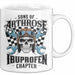 Biker Fahrradfahrer Tasse Geschenk Lustige Geschenkidee Spruch Sons Of Arthrose Ibuprofen Chapter Weiß Trendation