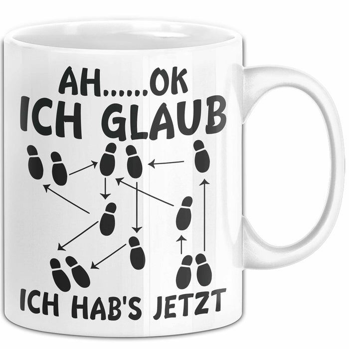 Tanzlehrer Tasse Geschenk Ah Ok Ich Glaub Ich Habs Jetzt Tanzen Tänzer Geschenkidee Weiß Trendation