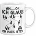 Tanzlehrer Tasse Geschenk Ah Ok Ich Glaub Ich Habs Jetzt Tanzen Tänzer Geschenkidee Weiß Trendation
