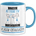 Klassik-Enthusiastin Tasse Geschenk Becher Stark Attraktiv Furchtlos Klassik-Enthusiastin Lustige Geschenkidee Blau Trendation