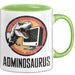 IT Informatiker Nerd Tasse Geschenk Adminosaurus Spruch Grün Trendation