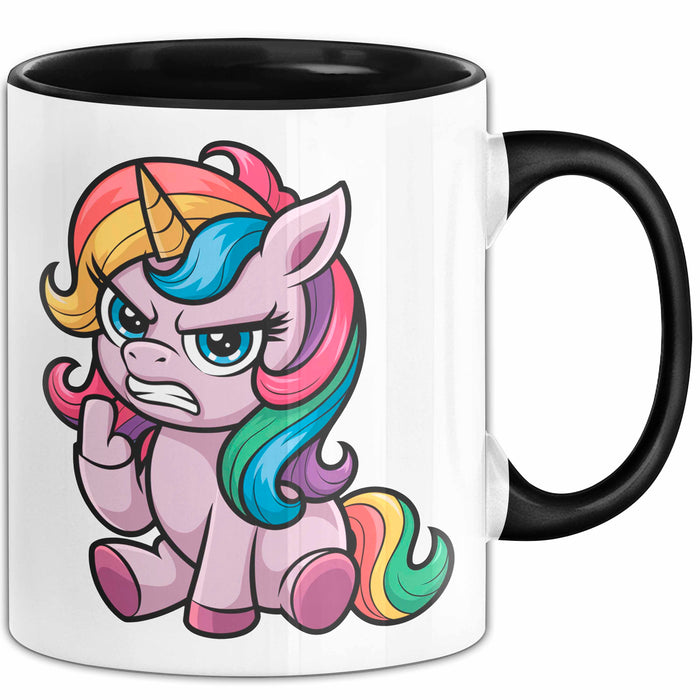 Sarkastisches Einhorn Tasse Geschenk Lustige Geschenkidee Trendation