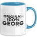Georg Tasse Original 100% Georg Geschenk Blau Trendation