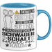 Schwägerschaft Geschenk Tasse Lustiger Spruch Erheben Sie Sich Der Schwägerschaft Betritt den Raum Blau Trendation