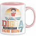 Digga Tasse Geschenk Siebter Geburtstag Lustiger Spruch Was Geht Rosa Trendation