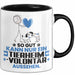 Tierheimvolontär Geschenk Tasse So Gut Kann Nur Ein Tierheimvolontär Aussehen Geschenkidee Kaffee-Becher Schwarz Trendation