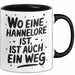 Hannelore Tasse Geschenk Wo Eine Hannelore Ist Ist Auch Ein Weg Geschenkidee Becher mit Name Schwarz Trendation