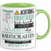 Marathonläuferin Tasse Geschenk Lustiger Spruch Bitte Erheben Sie Sich Seine Majestät Die Marathonläuferin Betritt Den Raum Grün Trendation