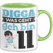 Digga Ich Bin 11 Tasse Jungs Geschenk 11. Geburtstag Lustig Grün Trendation