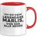 Marlis Tasse Ich Bin Diese Legendaere Marlis, Von Der Alle Reden Geschenk Rot Trendation