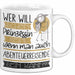 Abenteuerreisende Tasse Geschenk Spruch Wer Will Schon Prinzessin Sein Wenn Man Auch Abenteuerreisende Sein Kann Weiß Trendation