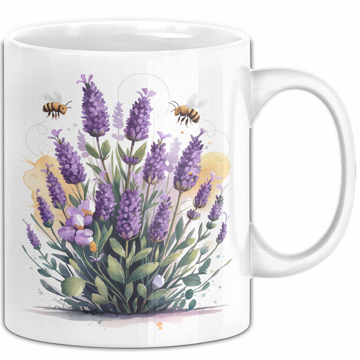 Gärtner Tasse Geschenkidee für Pflanzenliebhaber Spruch Weiß Trendation