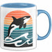 Wal Tier Tasse Geschenk Lustige Geschenkidee Spruch Blau Trendation