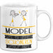Model Weil Es Keinen Schöneren Beruf Gibt Tasse Geschenk für Eine Model Lustig Weiß Trendation